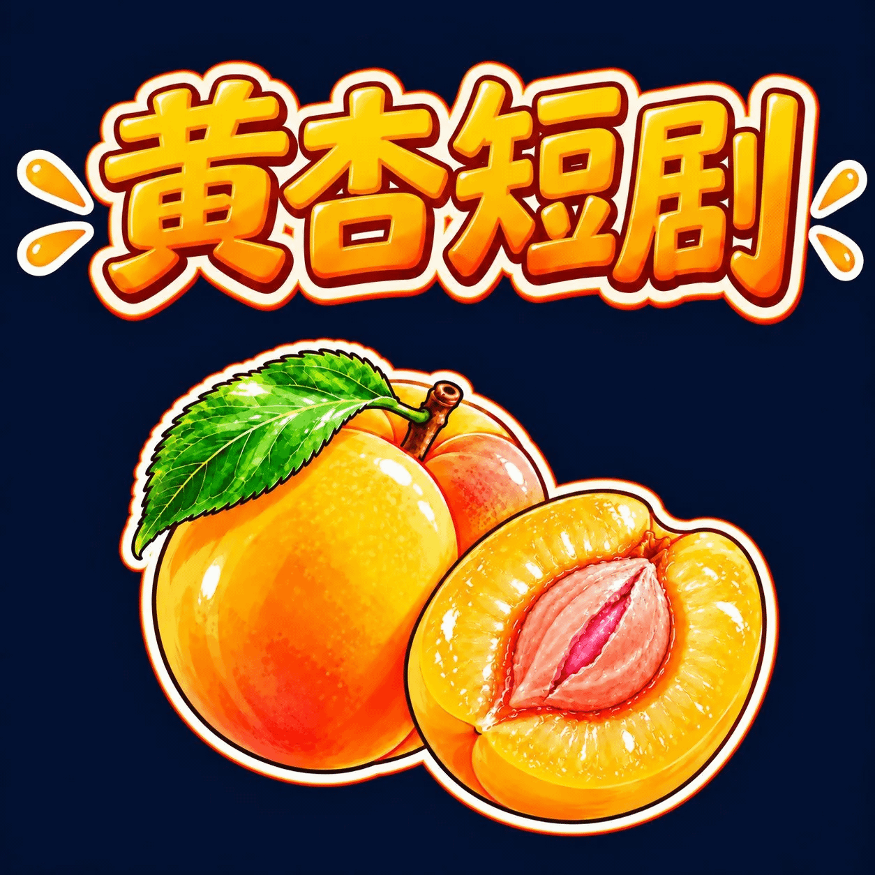 黄杏短剧logo